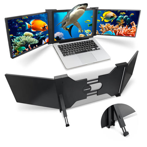Triple Portable Monitor for Laptop | 13.3" | 1080P HD | Compatible with 15''-17'' Laptops