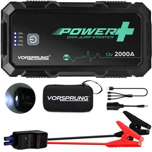 VORSPRUNG™ Power Plus - 22,000mAh | 2000A | Car Jump Starter
